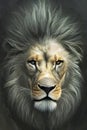 Lion Legacy Illuminated: Digital Lion Art Prints Assortment