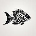 Minimalist Eagle Fish Svg Design With Tropical Symbolism