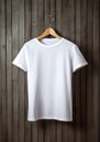 Minimalist Elegance: Crisp White Cotton T-Shirt AI Generated