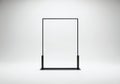 Minimalist empty picture frame displayed against a neutral background Royalty Free Stock Photo