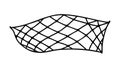 Minimalist Fishing Net Pattern Abstract Mesh Texture vector design Generative AI Royalty Free Stock Photo