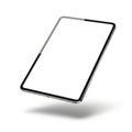 Minimalist floating tablet device Royalty Free Stock Photo