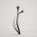 Minimalist Flower Sculpture: Abstract Hyacinth In 3ds Max