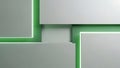 Minimalist geometric panels green light Royalty Free Stock Photo