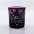 Minimalist Gothic Pentacles Glass Royalty Free Stock Photo