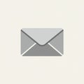 A minimalist graphic of a closed envelope. The design features clean lines and a Royalty Free Stock Photo