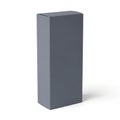 Minimalist gray box standing alone Royalty Free Stock Photo