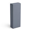 Minimalist gray rectangular box standing alone Royalty Free Stock Photo