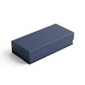 Minimalist gray rectangular box on surface Royalty Free Stock Photo