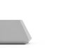 Minimalist gray rectangular object placed on a plain surface Royalty Free Stock Photo