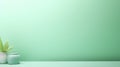 minimalist green pastel background Royalty Free Stock Photo