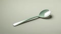 Minimalist Green Spoon: A Playful 3d Rendering With Subtle Muted Colours