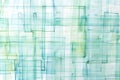 Minimalist grid patterns in light blue and green, representing structure and order Royalty Free Stock Photo