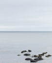 Minimalist image of the Giant`s Causeway Royalty Free Stock Photo