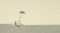 Minimalist Island Walk: A Muted Composition By Alessandro Gottardo