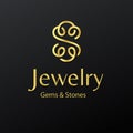 Minimalist Jewelry Gems and Stones Logo