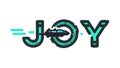 Minimalist JOY Text with Clean Lines, Simple Typography, vector design Generative AI Royalty Free Stock Photo