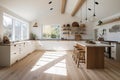 Minimalist Kitchen Designs: Modern, Clean, and Functional Royalty Free Stock Photo