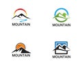 Minimalist Landscape Mountain logo design inspirations