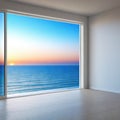 minimalist landscape with scenic coastal or