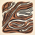 Minimalist Linocut Art Of Bocote: Simple Yet Bold Design