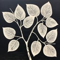 Minimalist Linocut Art: Creating A Simple, One-color Hickory Artwork