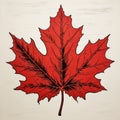 Minimalist Linocut Art: Creating A Simple Maple Design With Negative Space