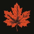 Minimalist Linocut Art: Creating A Simple Maple Design With Negative Space