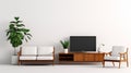 Minimalist Living Room Furniture With Retro-style Touch