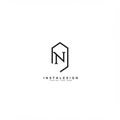 A minimalist logo featuring a stylized letter \