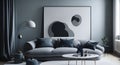Scandinavian home interior design in a modern living room