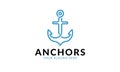 Anchor logo template