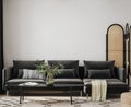 Minimalist modern living room interior background Royalty Free Stock Photo