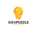 Idea Puzzle Logo Template