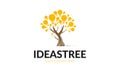 Ideas Tree Logo Template Royalty Free Stock Photo