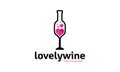 Lovely Wine Logo Template