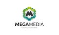 Mega Media Logo Template