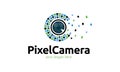 Pixel Camera Logo Template