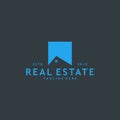 Minimalist and modern real estate logo design