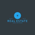 Minimalist and modern real estate logo design