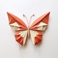 Minimalist Origami Butterfly: Playful And Friendly Composition