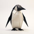 Minimalist Origami Penguin: A Neo-geo Inspired Creation