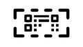 Minimalist Outline QR Code Scan Icon Vector, vector design Generative AI Royalty Free Stock Photo