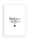 First Coffee, Wall Decals, Wording Design, Lettering Design, Wall Decoration, Art decor, Cup of coffee vector isolated