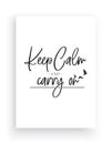 Keep Calm and Carry on, Wording Design, Wall Decals, Art Decor, Home Decor, Lettering Design, Life quotes Royalty Free Stock Photo