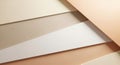 Minimalist paper stack in neutral tones Royalty Free Stock Photo