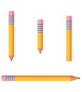 Minimalist Pencil Icon Vector Set