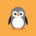 Minimalist Penguin Illustration: Cute And Creative Game Art