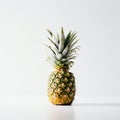 Minimalist Pineapple Photograph with Focus on Unique Texture and Shape