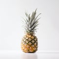 Minimalist Pineapple Photograph with Focus on Unique Texture and Shape